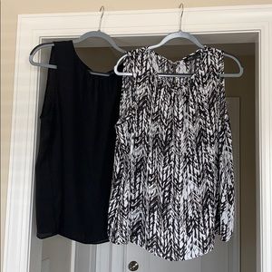 Pair of Sleeveless Tanks/Shells